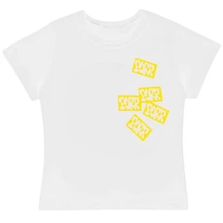 VGH X PURR TAP YELLOW BABY TEE
