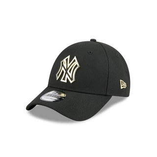 New Era หมวกรุ่น NEW YORK YANKEES METAL BADGE GOLD BLACK 9FORTY CAP