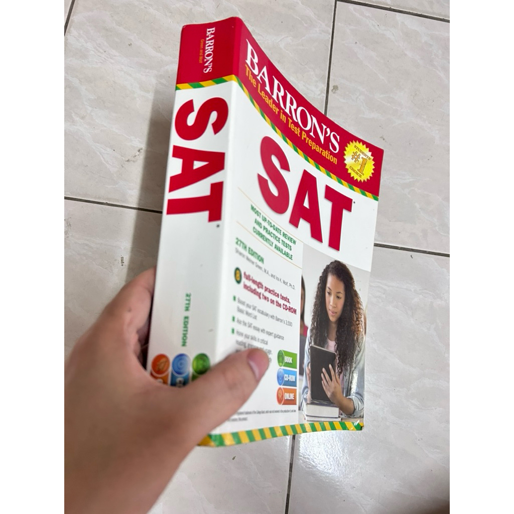 barron’s sat มือสองมีขีดเขียน 10% มี cd | Shopee Thailand