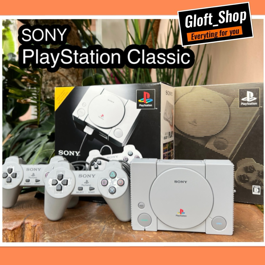 SONY PlayStation Classic PS mini แปลงลงเกม 120 เกม พร้อมเมม 64GB ...
