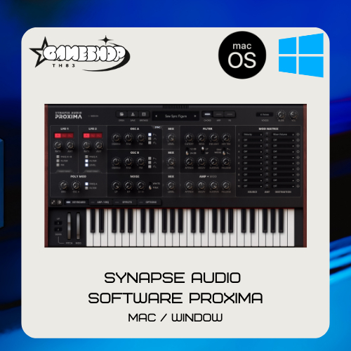 Synapse Audio Software Proxima ปลั๊กอิน Window/Macos ตัวเต็มรองรับ M1 ...