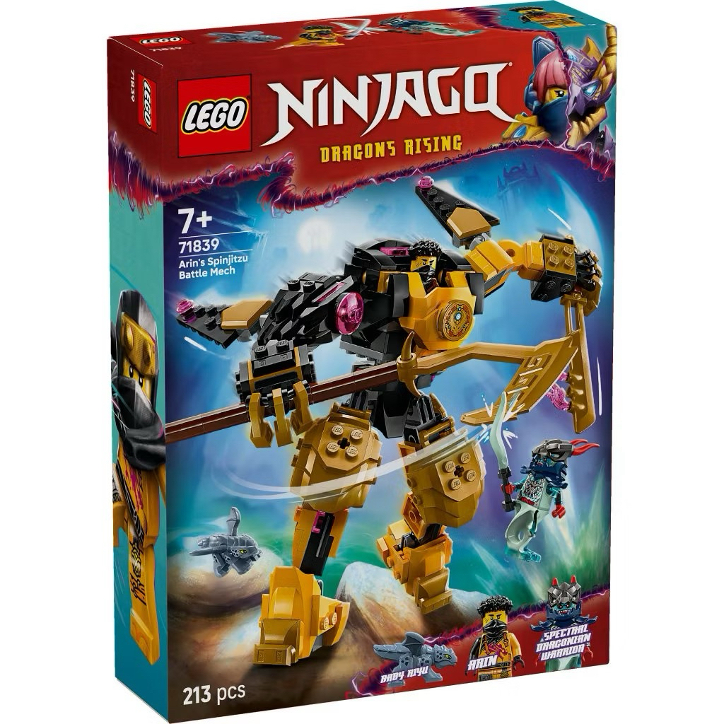 LEGO NINJAGO 71839 Arin's Spinjitzu Battle Mech by Bricks_Kp | Shopee ...