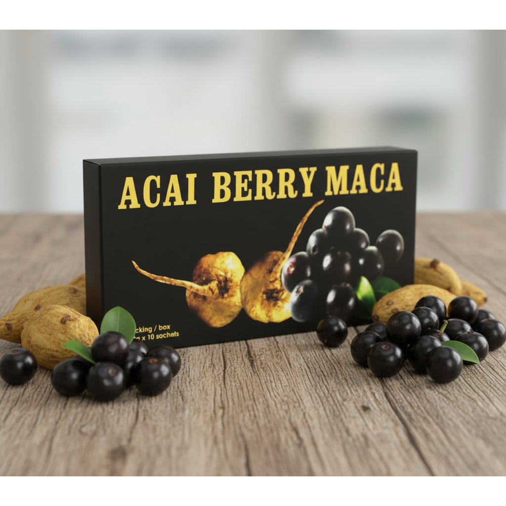 Original Acai berry maca powder for power 10 SACHETS | Shopee Thailand