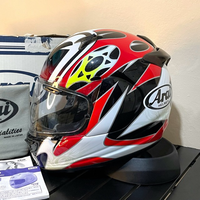 Arai Quantum-J Nakasuga ไซส์ M (57-58cm) หมวกกันน็อคมือสองของแท้