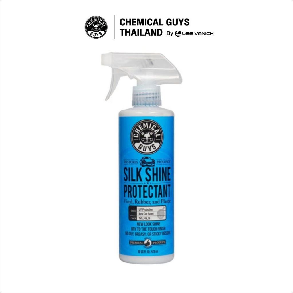 Chemical Guys Silk Shine Sprayable Dressing 473ml. น้ำยาเคลือบเงาสูตร ...