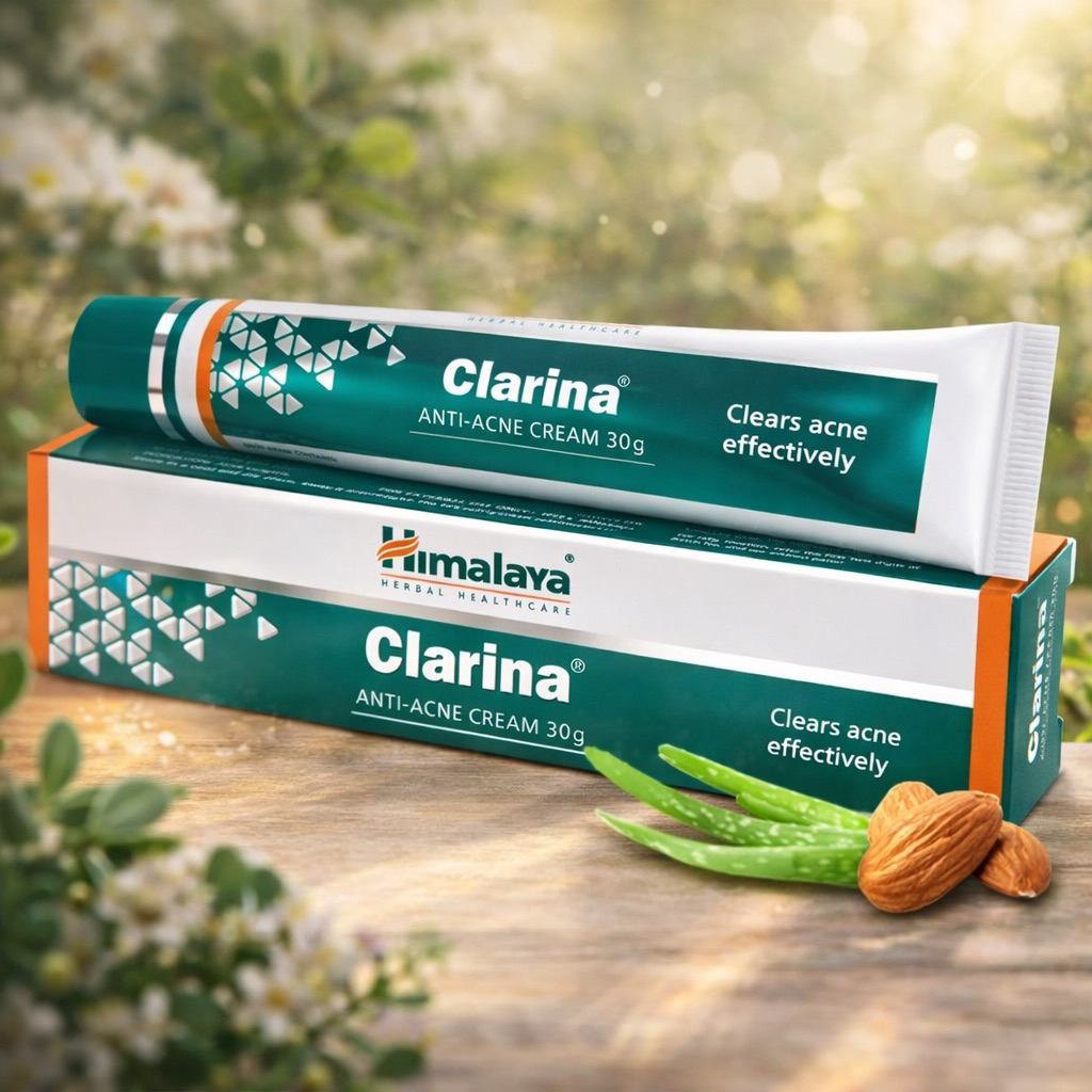 Himalaya Clarina Anti-Acne Cream 30g | ครีมดูแลผิวเป็นสิว | India Goods ...