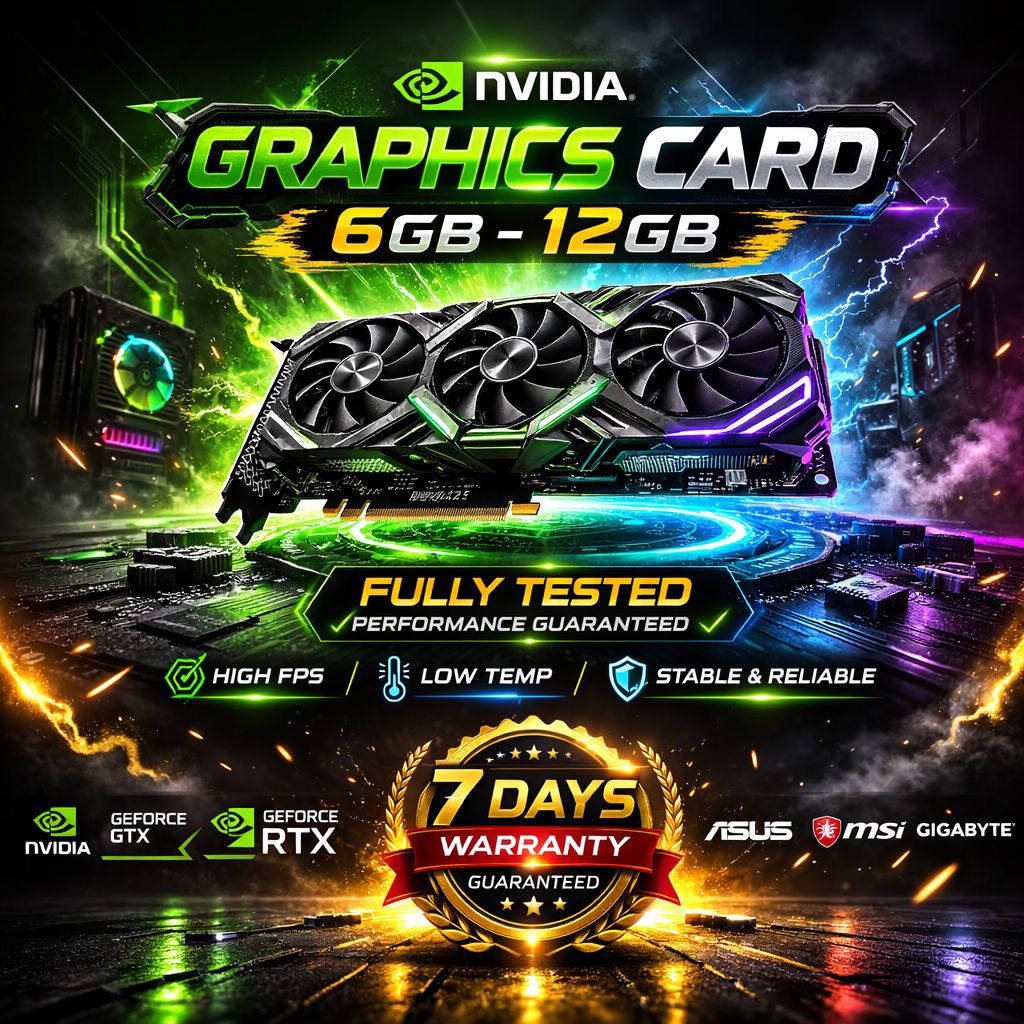 🎃การ์ดจอ 6-12 GB (มือสอง)🎃