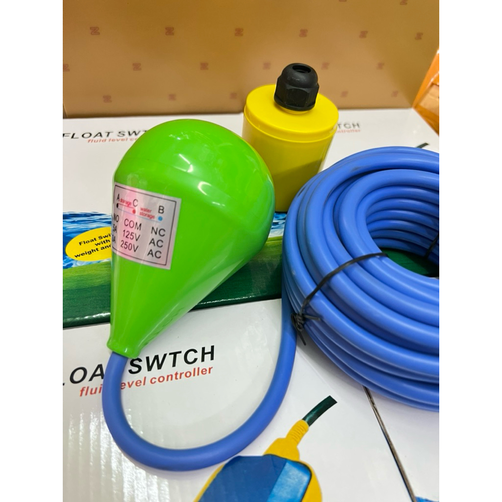 ลูกลอย กลม ทรงหยดน้ำ ของแท้ใหม่ Flygt float switch ลูกลอย10 เมตร ระดับ ...
