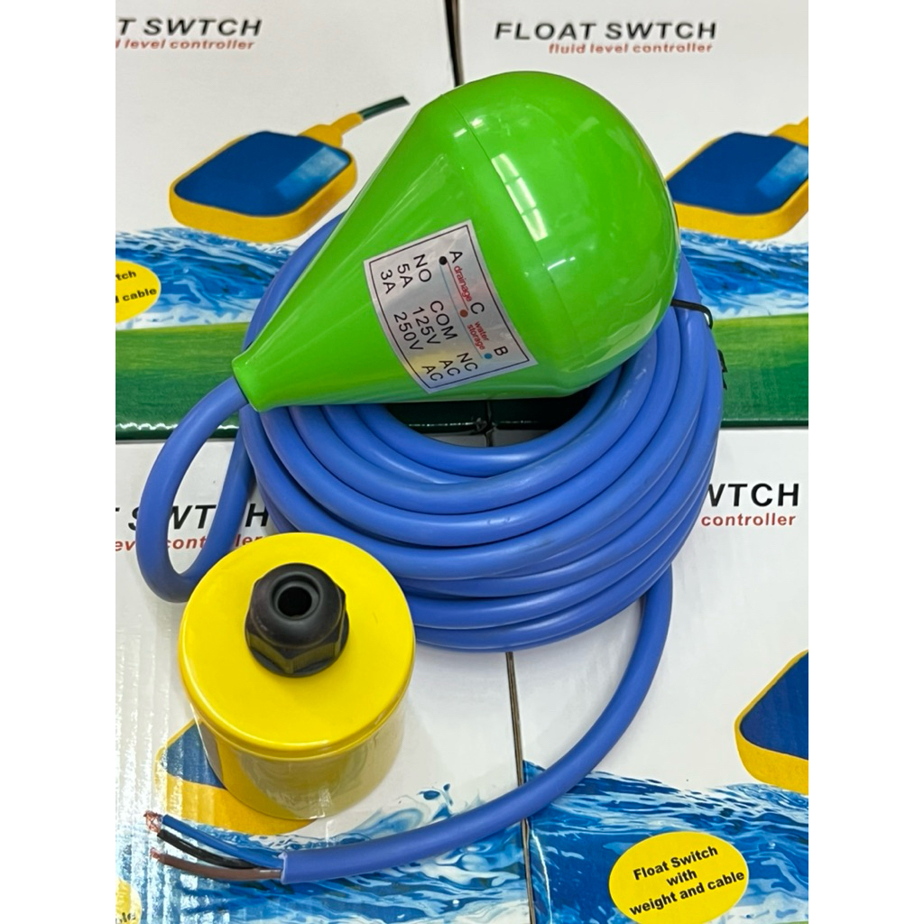 ลูกลอย กลม ทรงหยดน้ำ ของแท้ใหม่ Flygt float switch ลูกลอย10 เมตร ระดับ ...