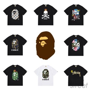Áo thun Bape A Bathing Ape vải dày Cotton 100% áo oversize (gửi từ Thái Lan)