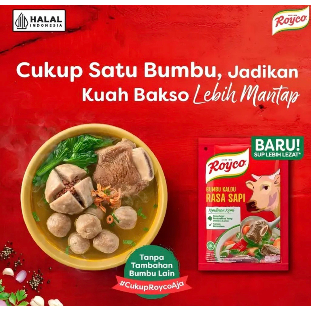 Indonesia Royco Rasa Sapi (Beef Flavor) | Shopee Thailand