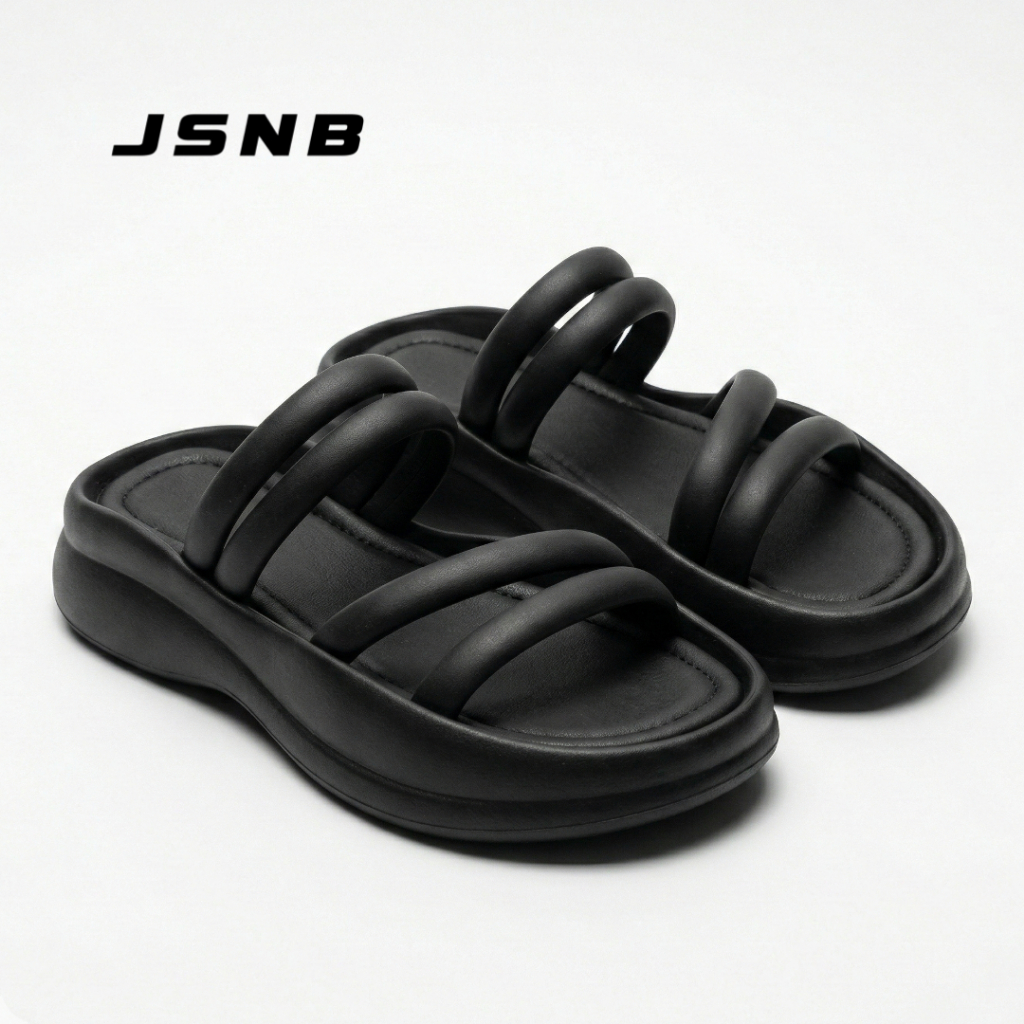 JSNB - SUMMER ส่งฟรี รองเท้าแตะแบบสวม เสริมส้น พร้อมส่ง รองเท้าแตะส้น ...