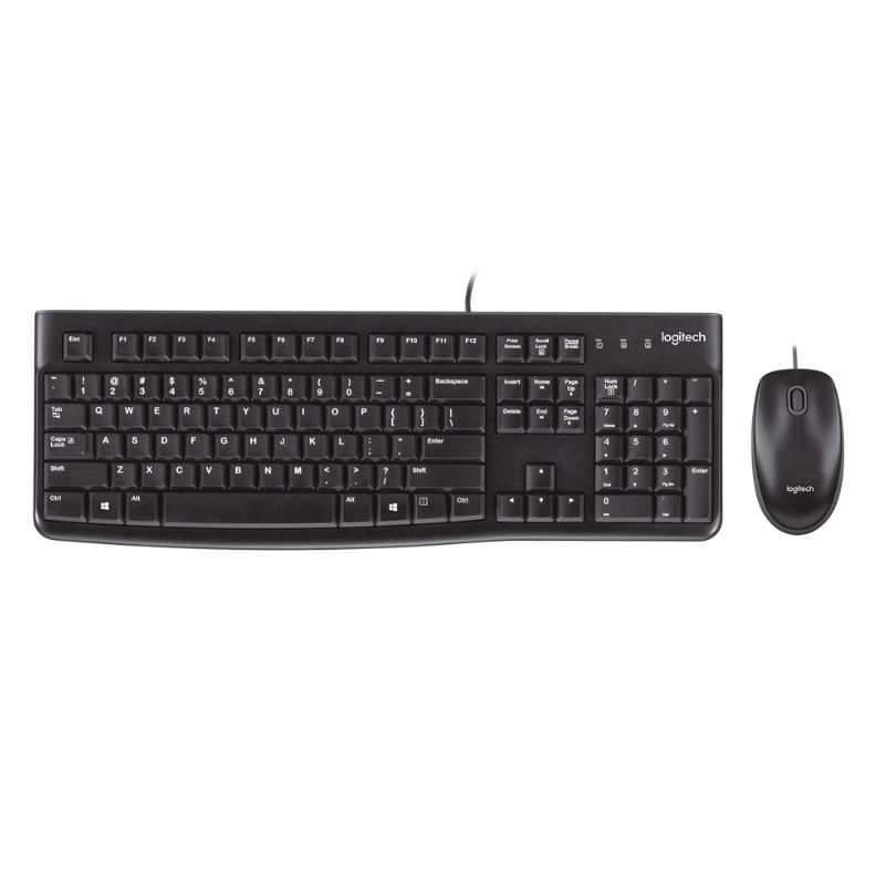 LOGITECH MK120 MEDIA KEYBOARD WITH MOUSE-THAI FONTS(IP7-001235 ...
