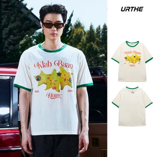 URTHE - เสื้อยืด สกรีนลาย รุ่น STAR RIM TANG RINGER TEE - Col. ROLLOR KLUB BAAN HOUSE