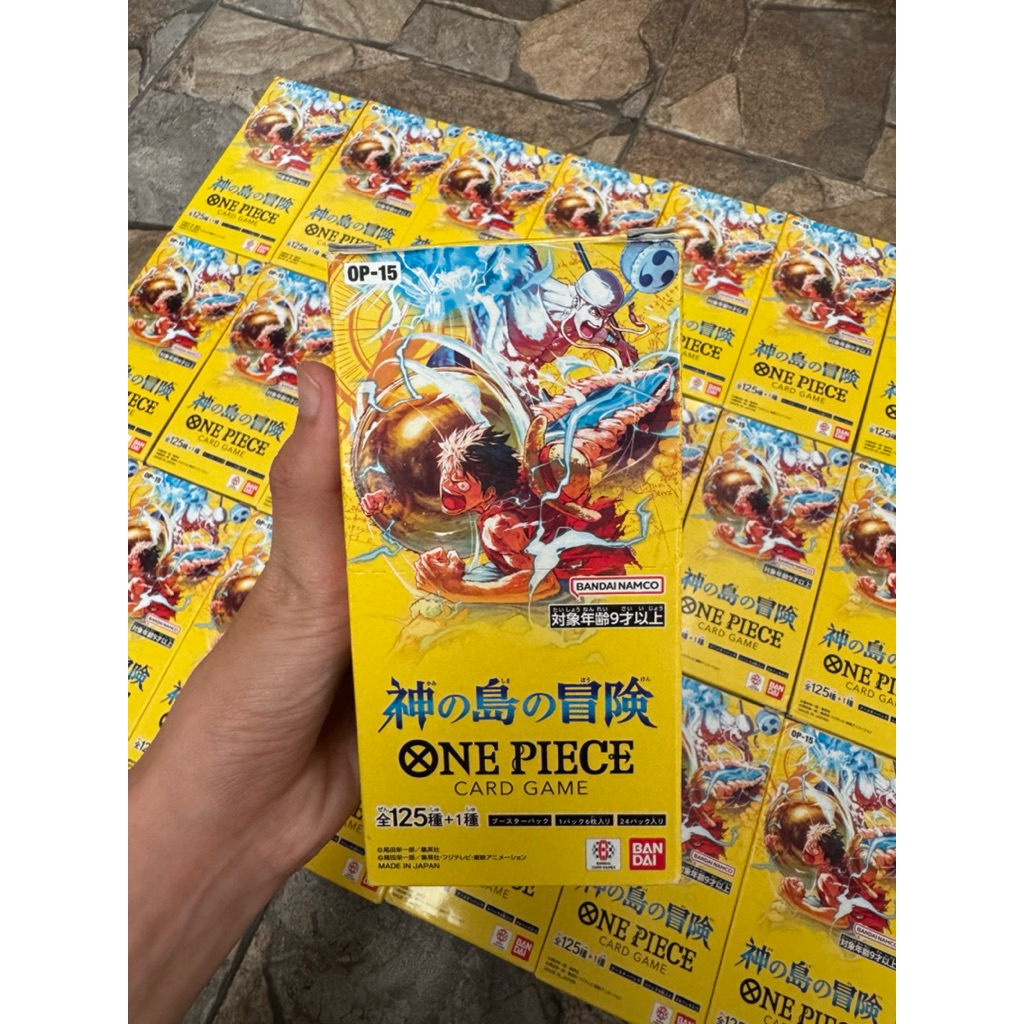 ยก BOX ![One Piece JP] One Piece OP15 ⚡️ เก็บหน้าช้อปเทปอาจจะไม่ได้สวย ...