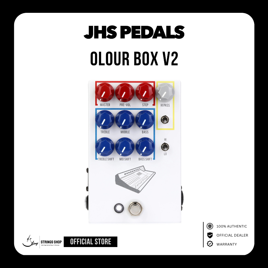 เอฟเฟคกีตาร์ JHS PEDALS COLOUR BOX V2 | Shopee Thailand