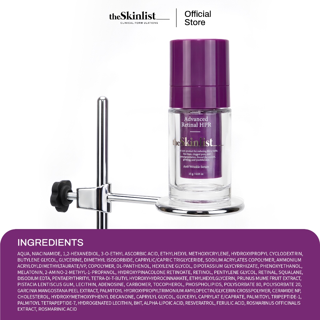 theSkinlist ADVANCED RETINAL HPR 4本セット 1-6 มิ.ย.นี้! ซื้อ 2 แถม 1] - The Skinlist Advanced Retinal HPR
