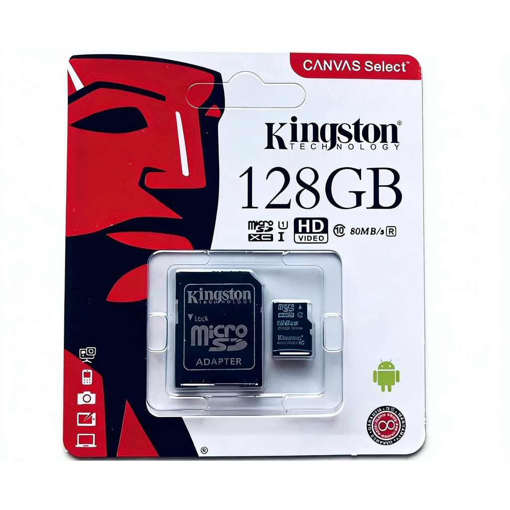 Kingston Memory Card Micro SD SDHC 128 GB Class 10 คิงส์ตัน เมมโมรี่ ...