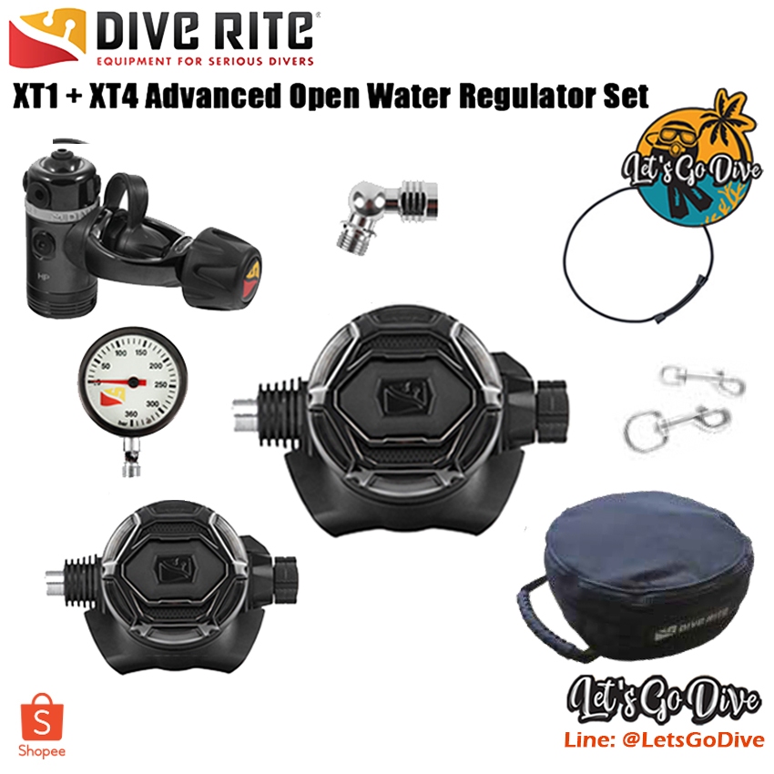DIVE RITE - XT1 + XT4 Advanced Openwater Regurater Set - ชุดอุปกรณ์ ...