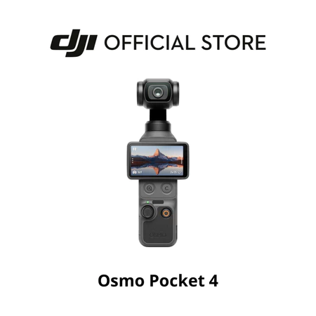 DJI Osmo Pocket 4 - Pocket Gimbal Camera | กล้องถ่ายถาพนิ่งเเละวิดีโอ | ความจำในตัว 107GB