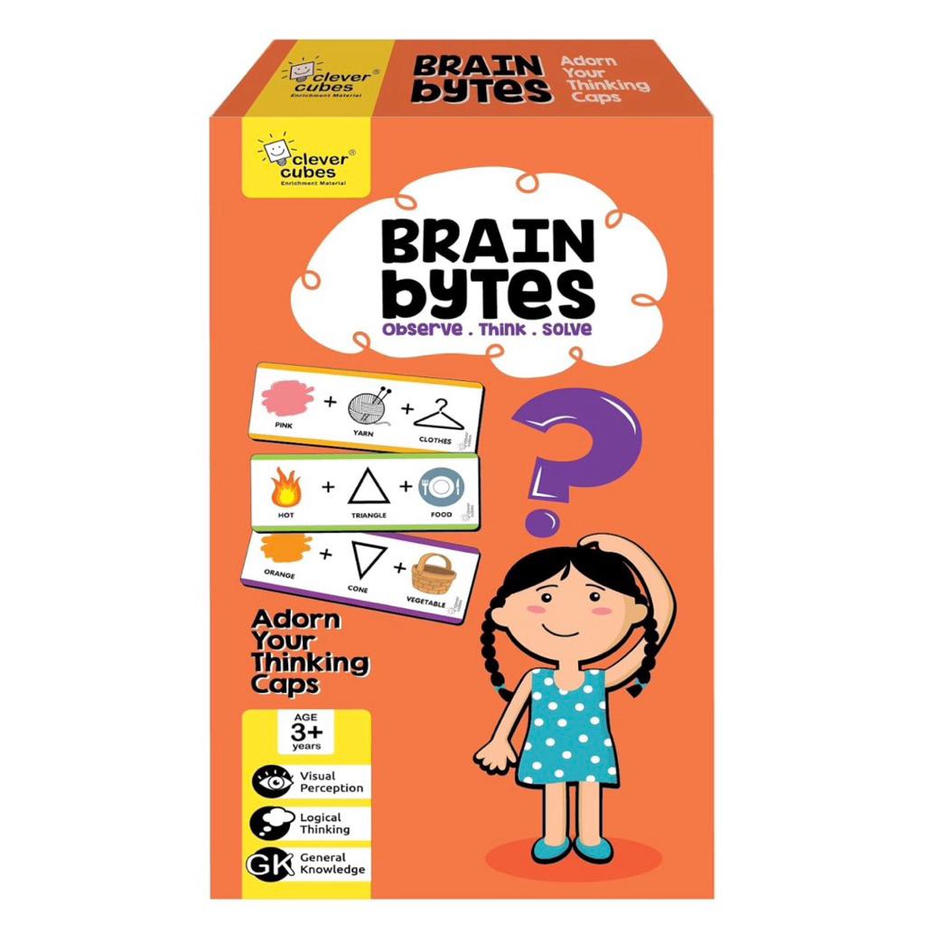 Clever Cubes - Brain Bytes เกมฝึกทักษะการคิด ของเล่นเสริมพัฒนาการ 3 ขวบ ...