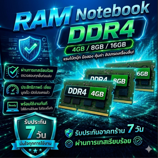 RAM ddr4 notebook ราคาถูก สั่งเลยบน Shopee