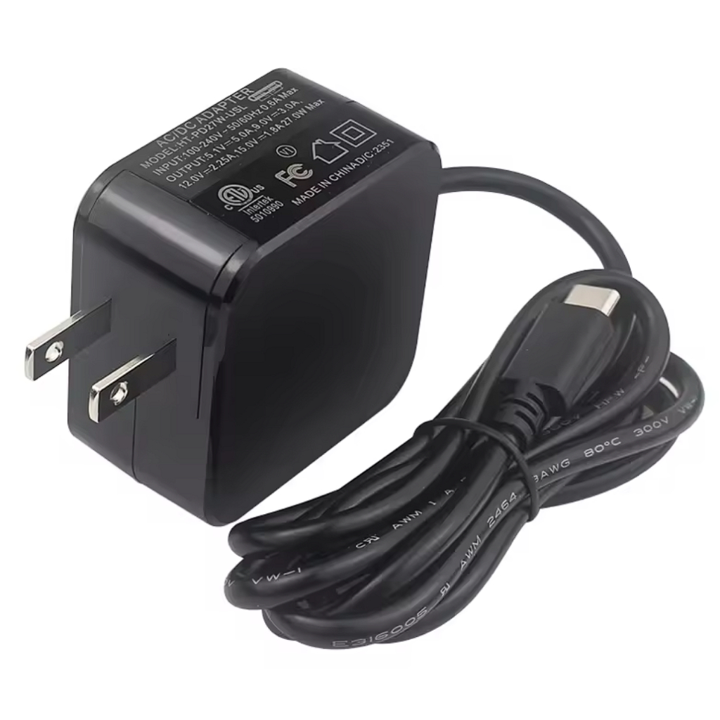 อะแดปเตอร์ พาวเวอร์ซัพพลาย Raspberry Pi 5 27W 5.1V 5A USB Type-C Power ...