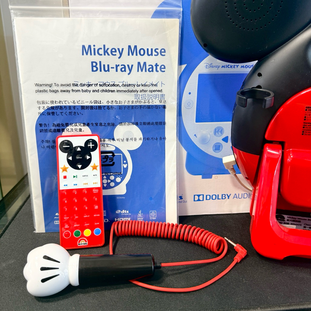 Disney Mickey Mouse Blu-ray Mate (Like new) เครื่องเล่น Blu-ray มิ
