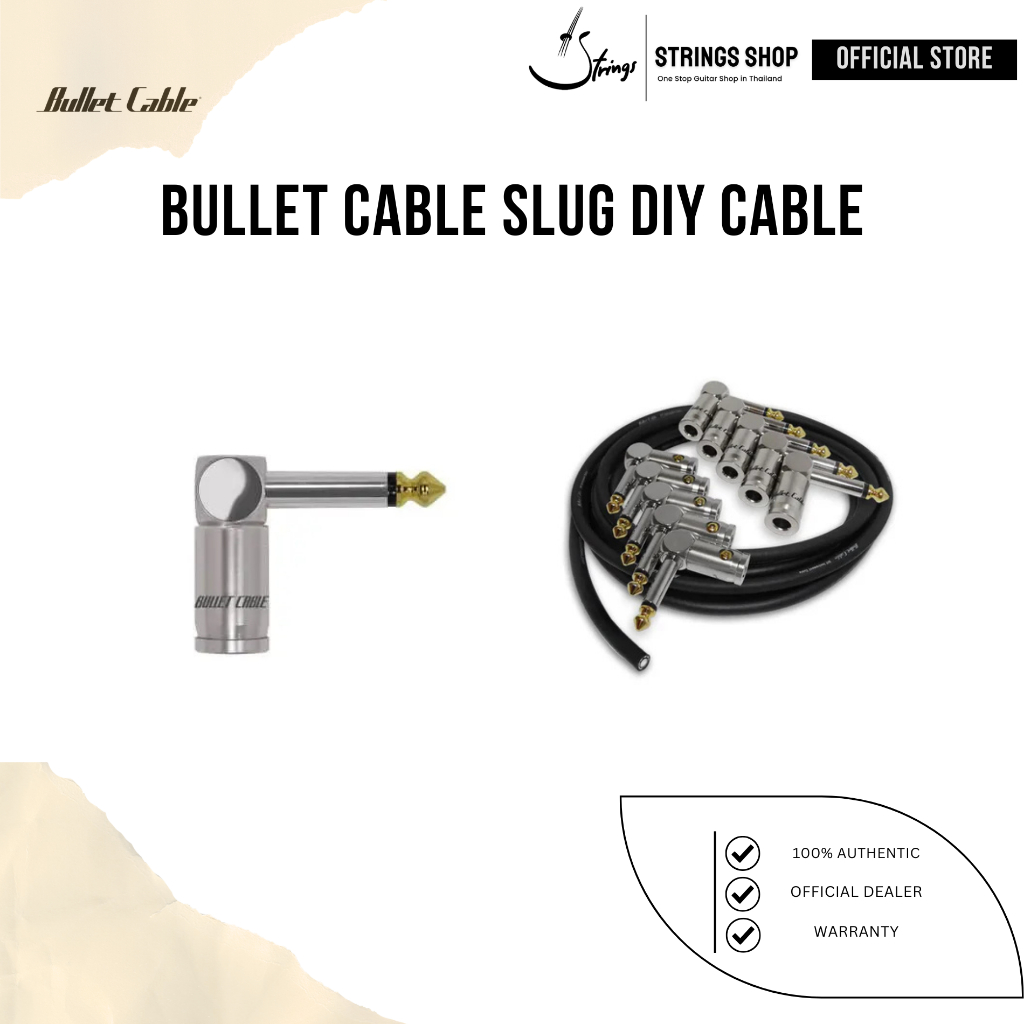 หัวแจ็ค Bullet Cable Slug DIY Cable | Shopee Thailand