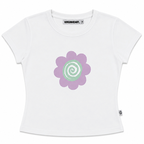 VGH FLOWER BABY TEE (PURPLE)