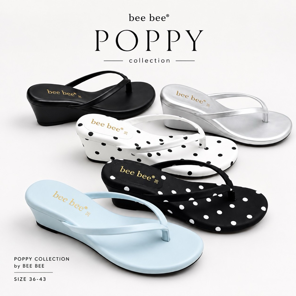 bee bee POPPY รองเท้าส้นสูง 1.5 นิ้ว พร้อมส่ง