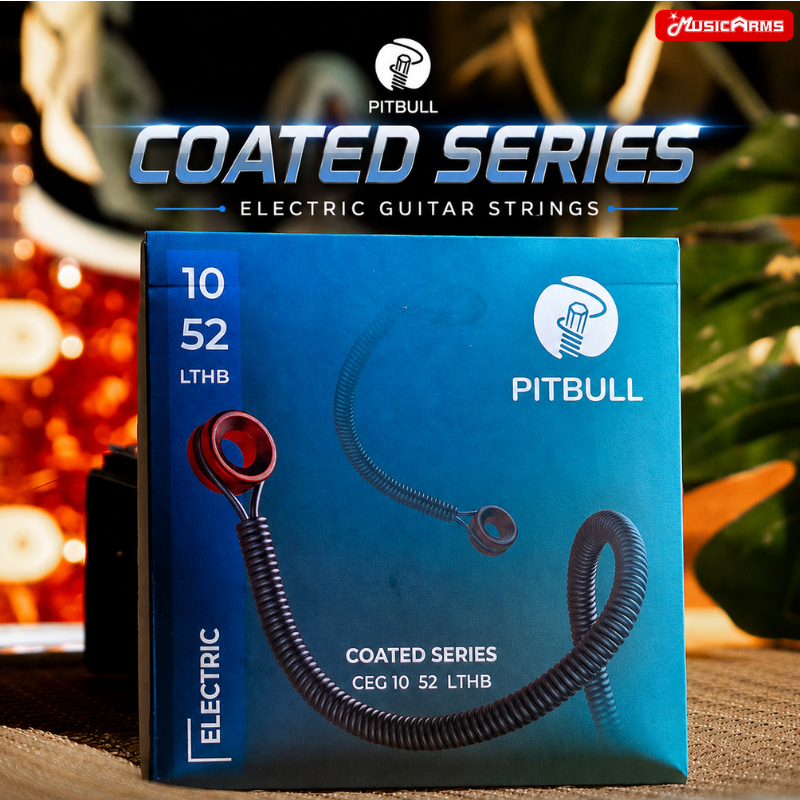 Pitbull Strings Coated Series สายกีตาร์ไฟฟ้า เคลือบกันสนิม Electric ...