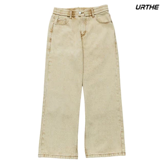 URTHE - กางเกงยีนส์ ขายาว รุ่น MILK WASH DENIM