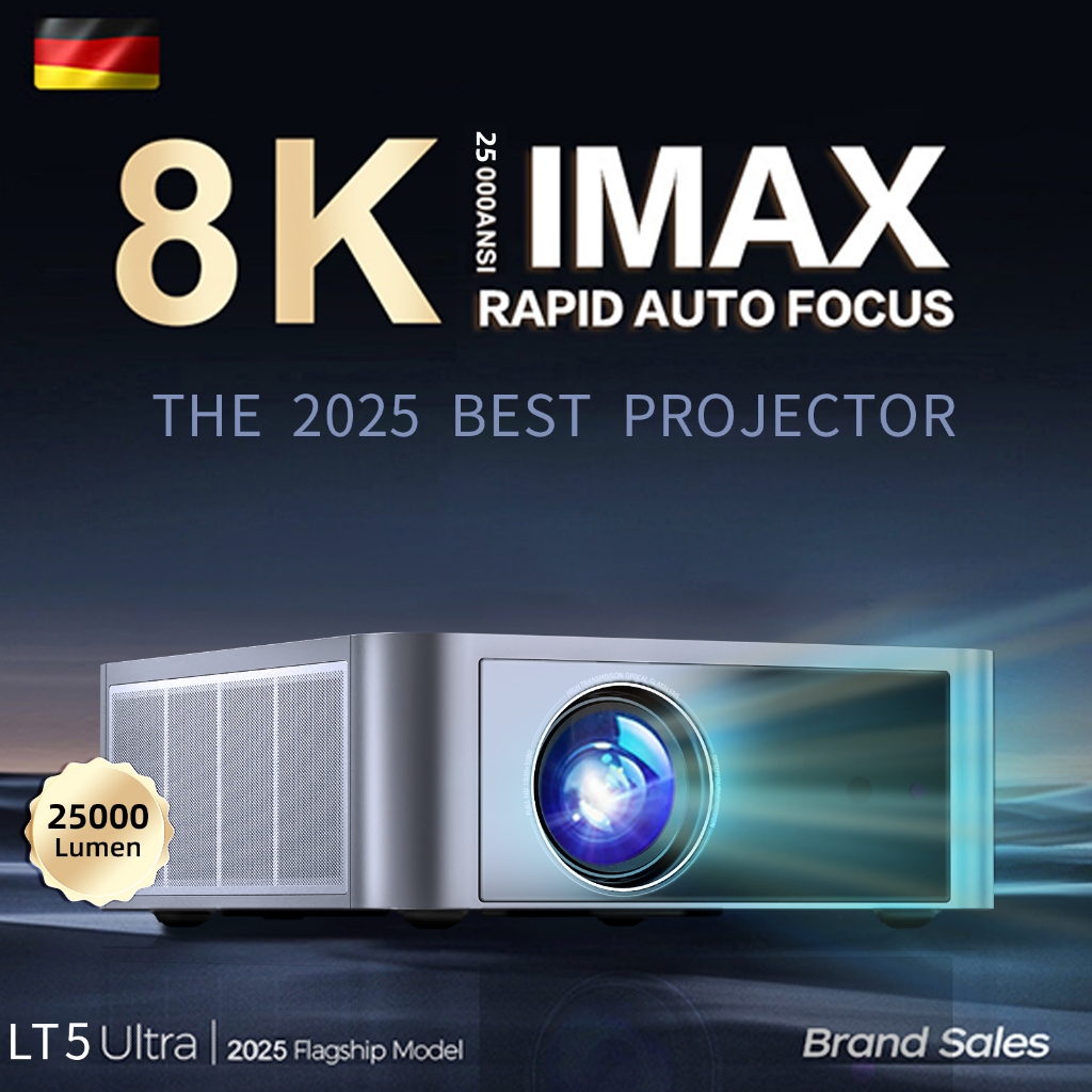 FintexPro LT5 Ultra Projector Full HD 8K โปรเจคเตอร์ ความสว่างสูง ...