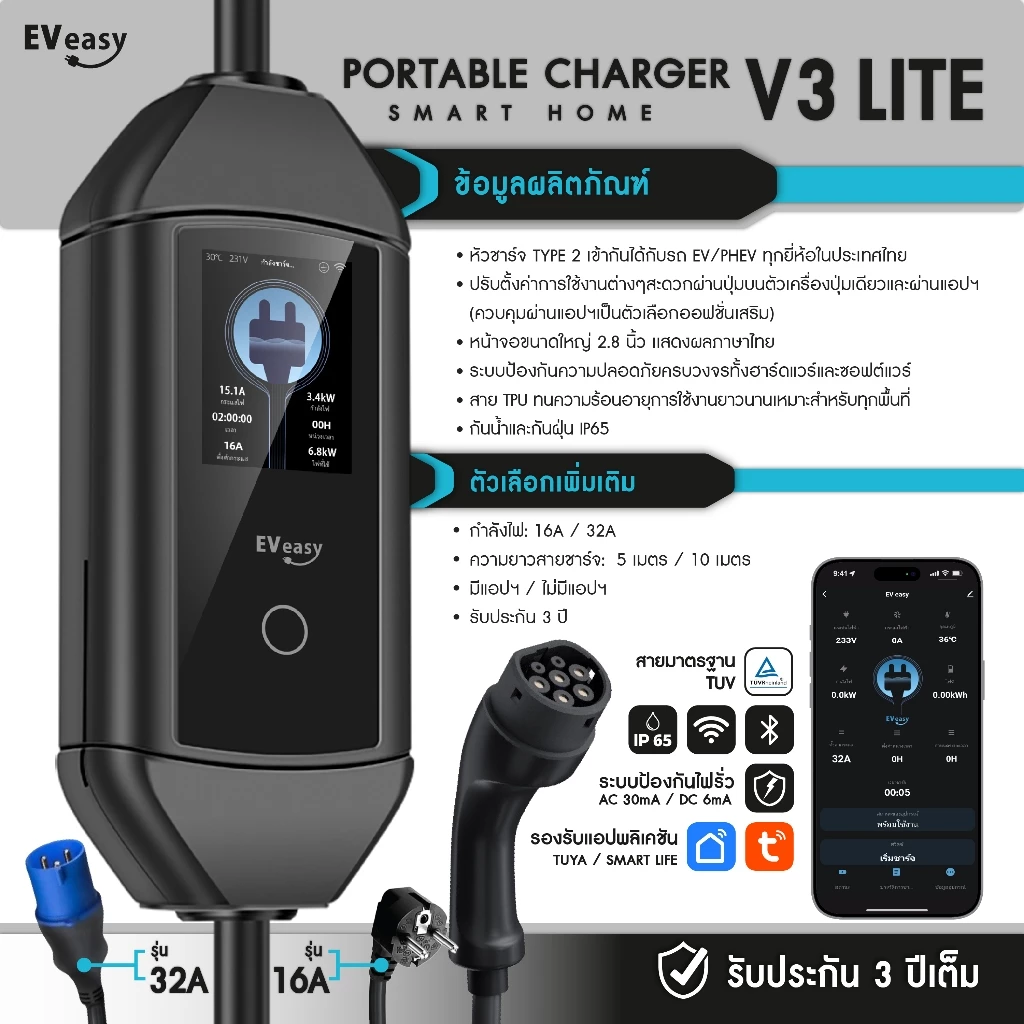 EV easy Portable Charger
