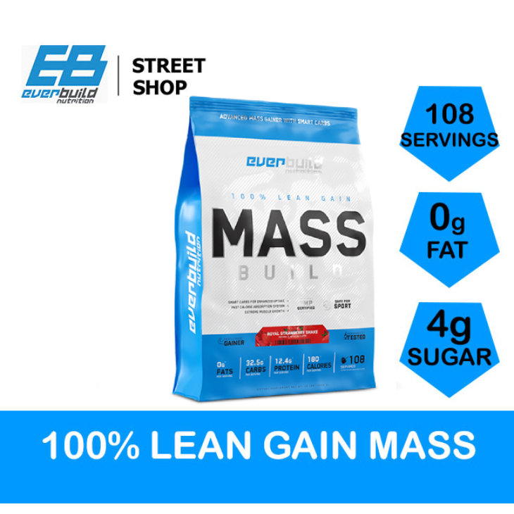 Everbuild Nutrition - Lean Mass Build 12lbs [108 serving] | Shopee Thailand