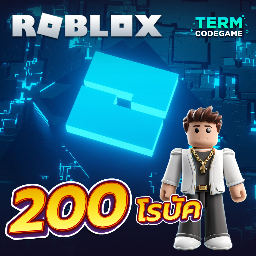 Roblox 200 โรบัค การ์ดสะสม | ของแท้ เติมไว ส่งด่วน | Shopee Thailand