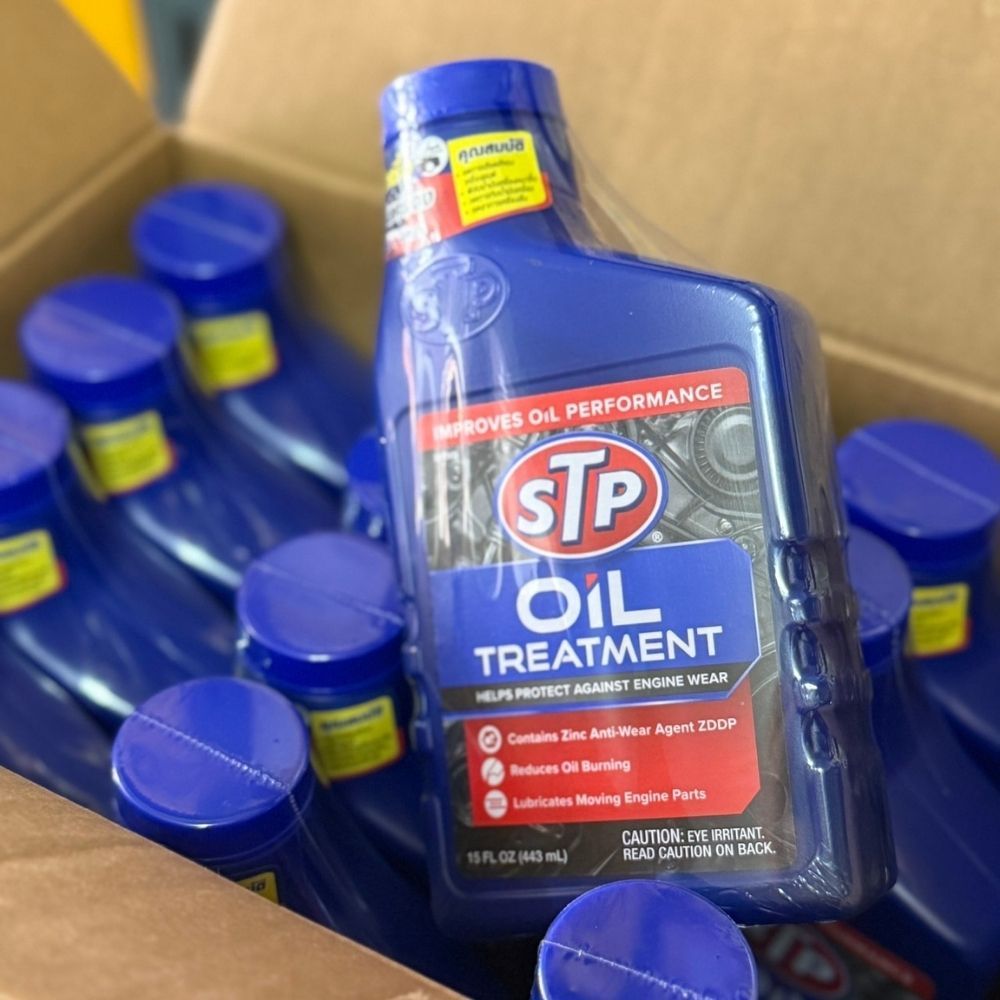 หัวเชื้อน้ำมันเครื่อง STP OIL TREATMENT (443 mL) ใช้ได้ดีทั้ง ...