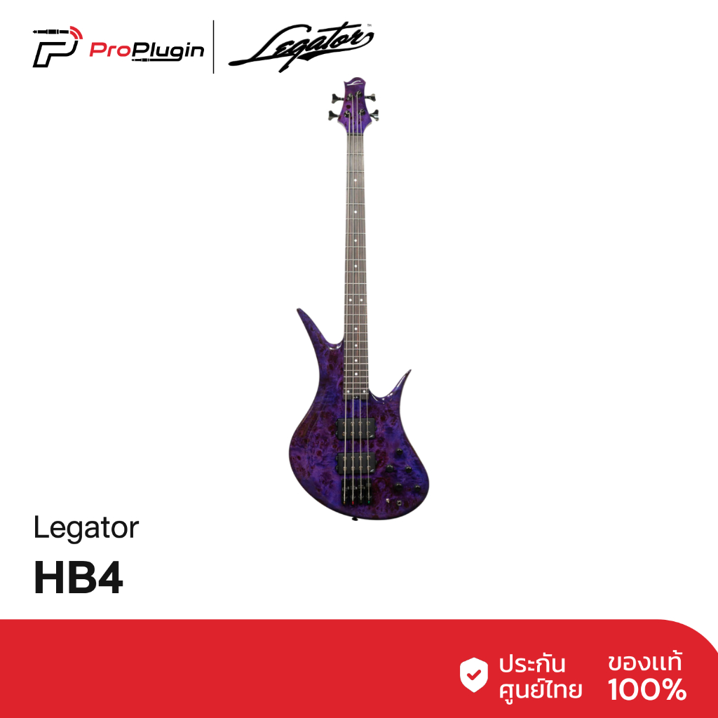 Legator Helio HB4 (Magenta) เบสไฟฟ้า 4 สาย ความยาวคอ 34 นิ้ว | Shopee ...