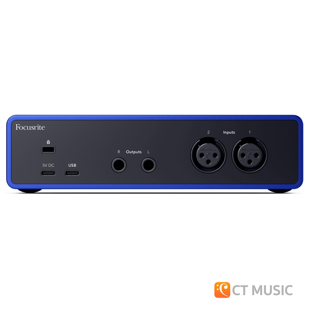 Focusrite Scarlett 2i2 Anniversary Edition Iconic Blue Limited Edition ...