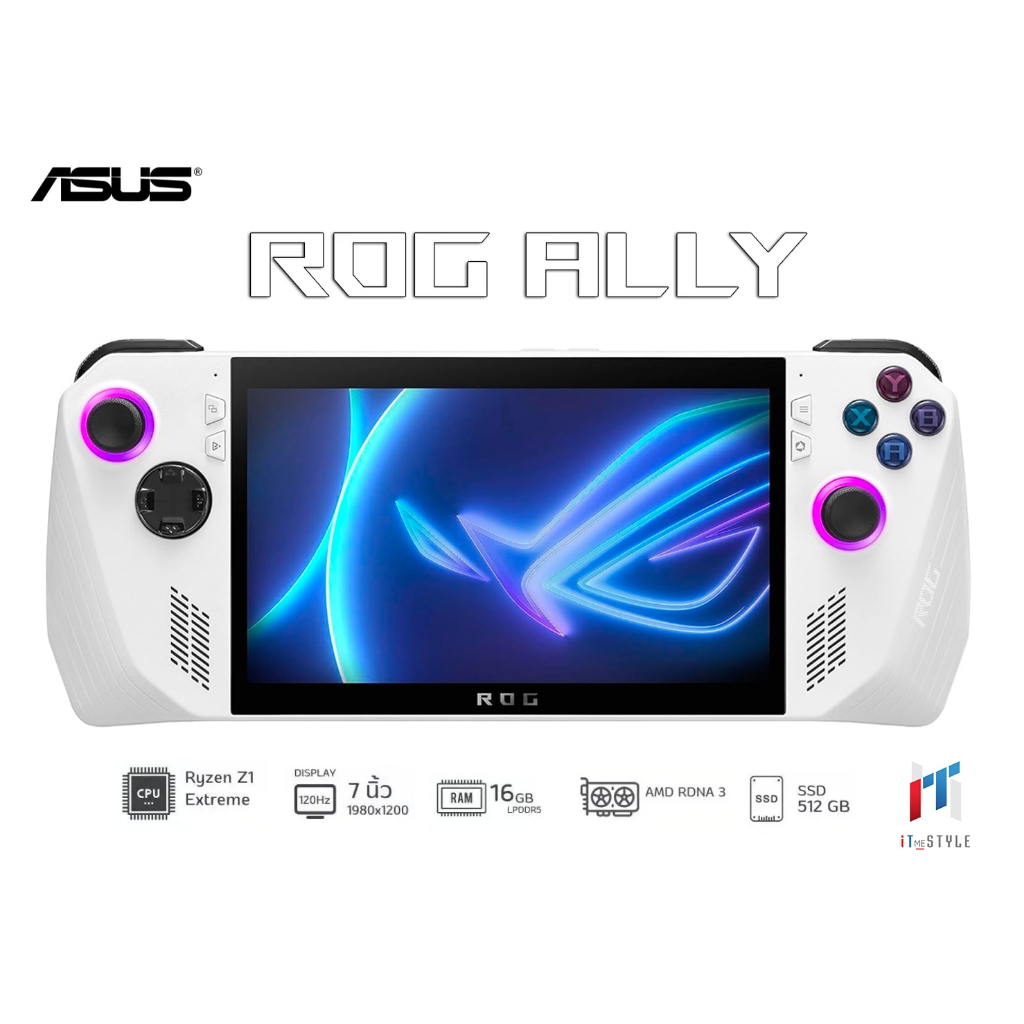 สเปกแรงไม่ง้อคอม ช้อป Asus ROG Ally แท้ราคาถูกที่ Shopee