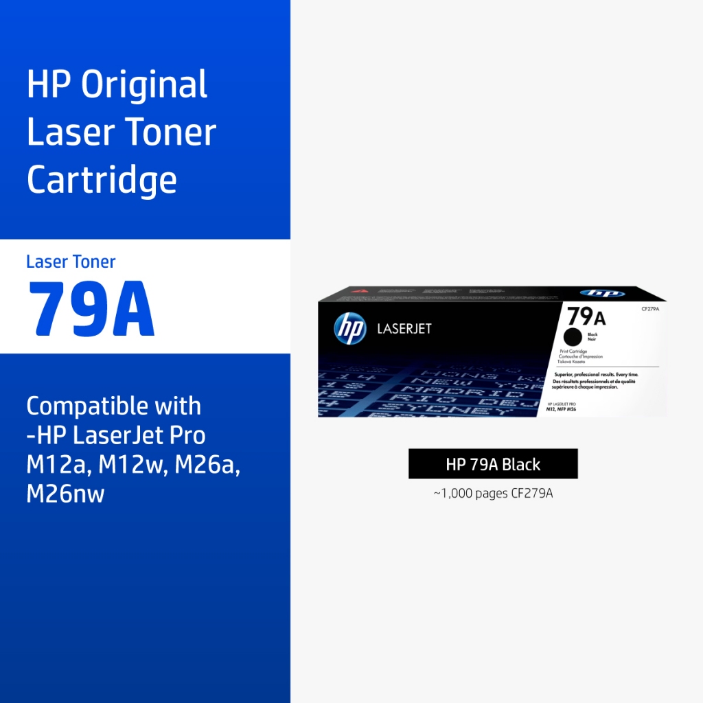 [ส่งด่วน] HP 79A Black Original LaserJet Toner Cartridge | ตลับหมึก ...