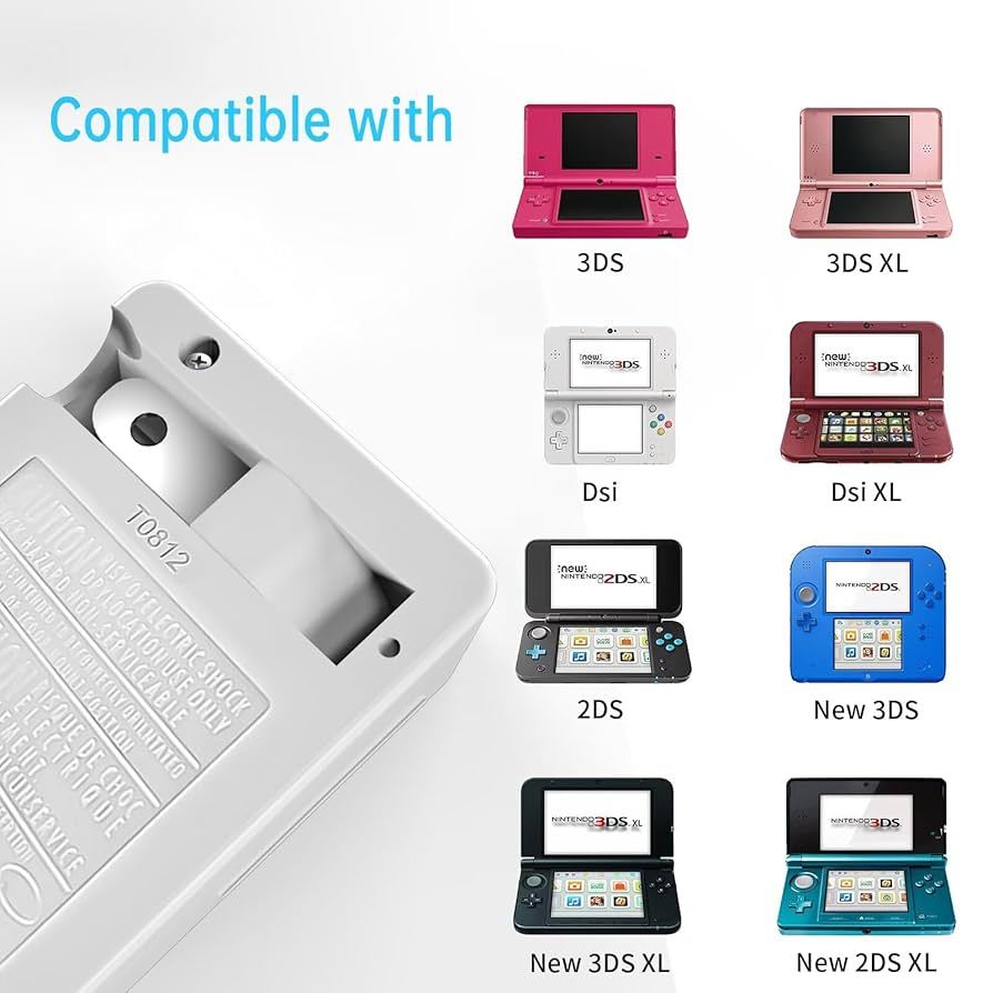 Adapter ชาร์จเครื่องเกมพกพา ตระกูล DS ใช้กับ NDSi DsiLL DSiXL 3DS 3DSXL ...