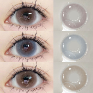 MIDROO คอนแทคเลนส์ 0.00-6.00 ไร้ขอบ ขยายรูม่านตา Bunny Contact lens-14.5mm รายเดือน 1คู่