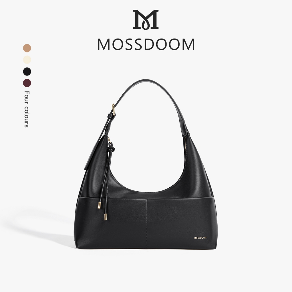 MOSSDOOM Fabia Bag กระเป๋าหนังพียูสะพายไหล่สุดเรียบหรู | Shopee Thailand
