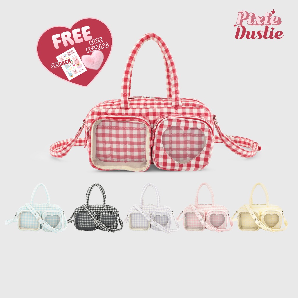 Pixie Dustie (Boston Bag) กระเป๋าผ้า กระเป๋าถือ กระเป๋าสะพายข้าง รุ่น ...
