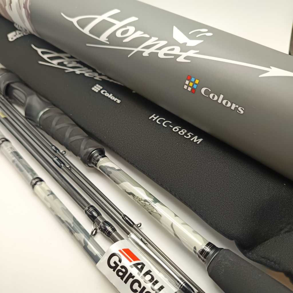 Abu Garcia Hornet Colors HCC-685M / คันเบ็ดสายเดินทาง 5ท่อน พกพา