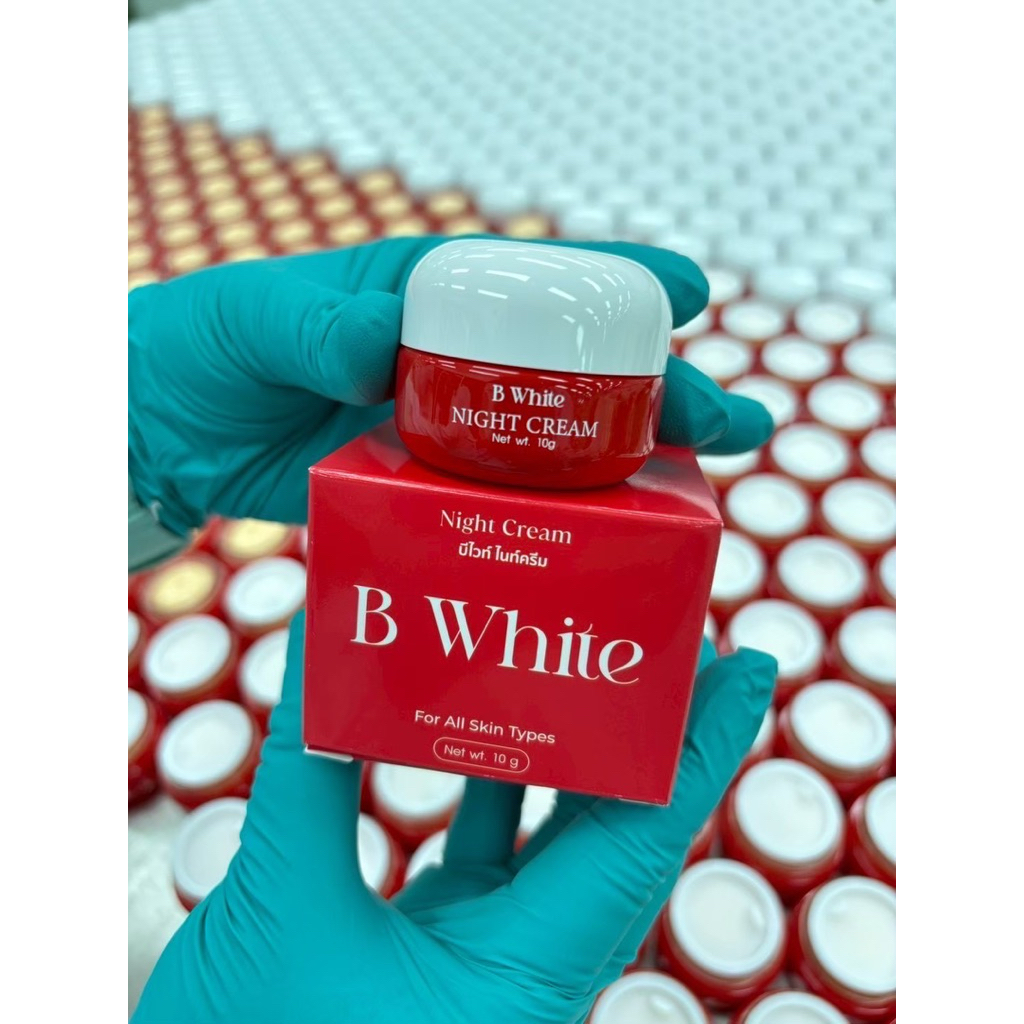 พรีออเดอร์ครีมบีไวท์ ครีมโสมขมิ้น (B White) Night Cream Skincare ...