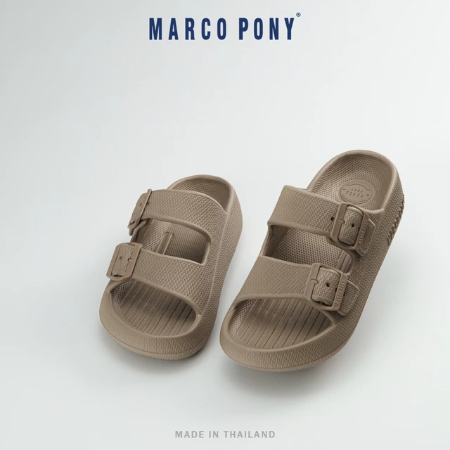 Marco Pony รองเท้า แตะ พื้น หนา สายคาดปรับระดับได้ รองเท้าแตะผู้หญิงแฟชั่น รองเท้าฟองน้ำ MH9035