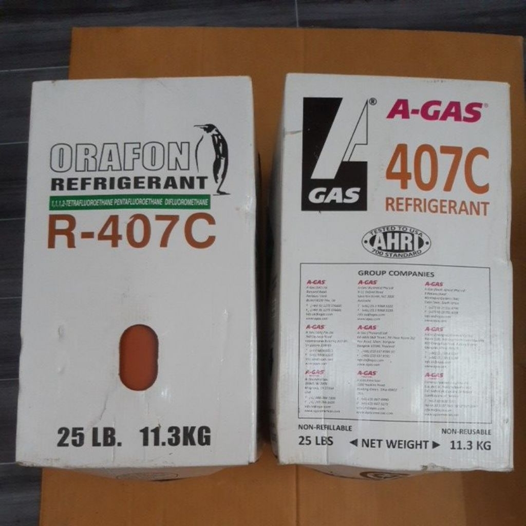น้ำยาแอร์ R-407C น้ำหนัก11.3 Kgs ORAFON,A-GAS | Shopee Thailand